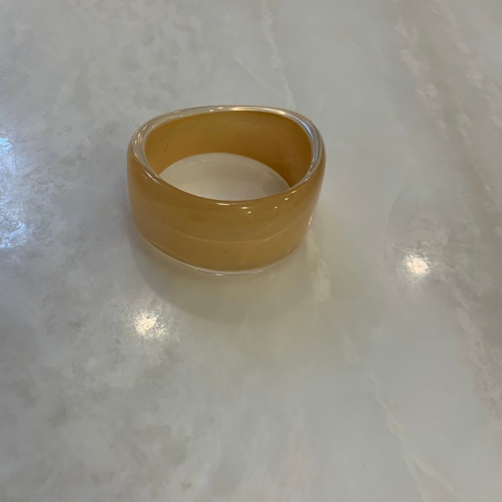 Modern Pink/Beige Thick Bracelet